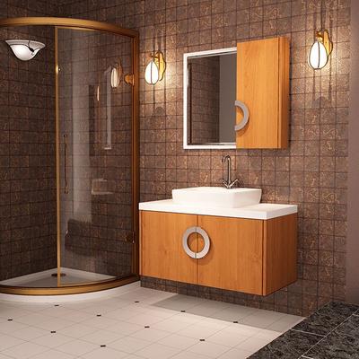 BSYG-05 Modern Design with Wood Grain Bathroom Set